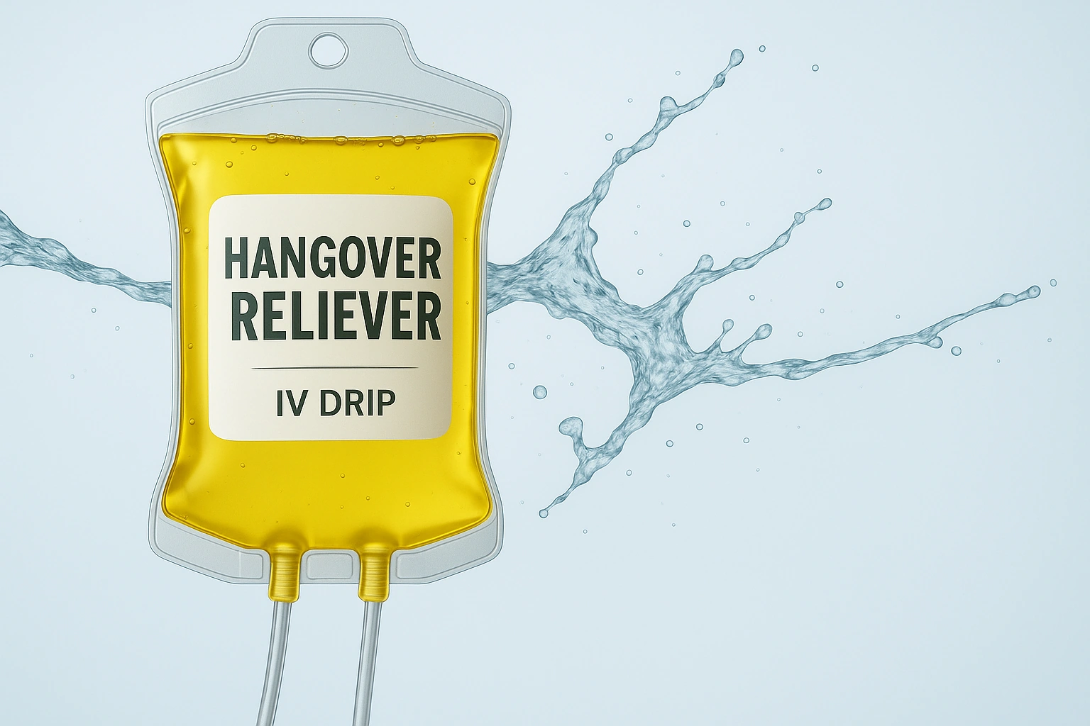 Hangover Relief IV drip at villa Canggu